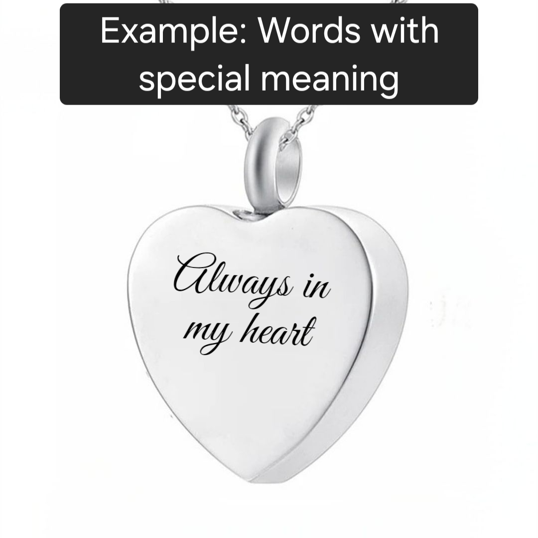 Words with Meaning Custom Engraved